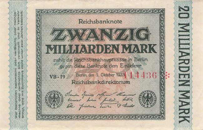 20 Milliarden Mark